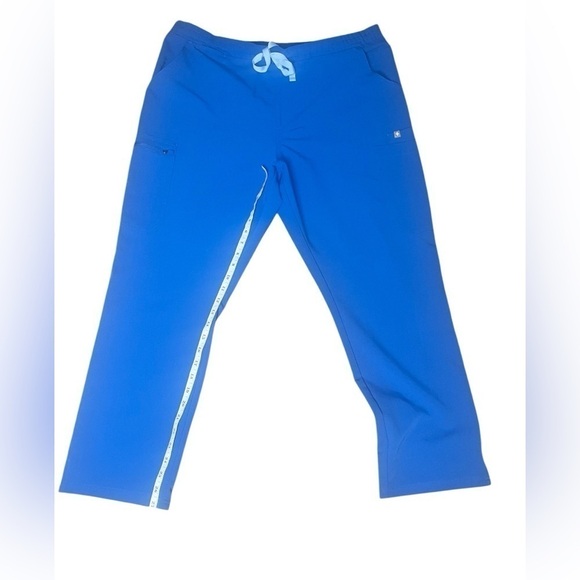 Figs royal blue Yola skinny scrub pants size XL - Picture 2 of 13